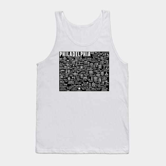 Philadelphia Map Tank Top by fiberandgloss